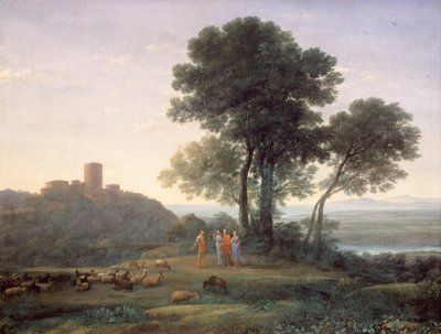 Jakob mit Laban und seinen Töchtern von Claude Lorrain